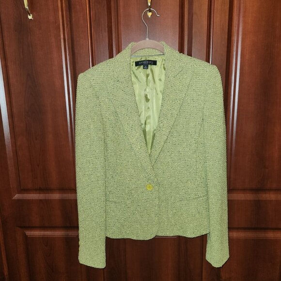 Anne Klein Fully Lined Tweed Style Blazer/Jacket, Women's Size 6. - Picture 1 of 6